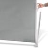 LECO Seitenmarkise ausziehbar, Polyester lichtgrau, Aluminium-Stahlrohr-Mix silbergrau, 1,8x3 m Bild 3