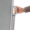 LECO Seitenmarkise ausziehbar, Polyester lichtgrau, Aluminium-Stahlrohr-Mix silbergrau, 1,8x3 m Bild 4