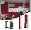 Apothekerschrank Fame-Line Bordeaux Hochglanz 30 cm Vicco Bild 2