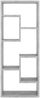 vidaXL Wandregal Betongrau 36x16x90 cm Holzwerkstoff 803015 Bild 4