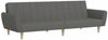 vidaXL Schlafsofa 2-Sitzer Hellgrau Stoff 375852 Bild 2