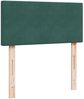 vidaXL Boxspringbett mit Matratze Dunkelgrün 100x200 cm Samt 3287659 Bild 5