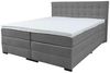Home affaire Boxspringbett Köln, Doppelbett, Polsterbett, Federkernbett, Komforbett, 160, 180 cm, inkl. Topper, zwei Bettkästen, Taschen-Federkernmatratze, Härtegrad 3 Bild 2