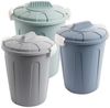 2friends Mülleimer 3er Set Maxi-Tonne Mülleimer farbig mit Deckel 23 Liter, mit cleveren Griffverschluss Bild 5
