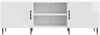 vidaXL TV-Schränk Hochglanz Weiß 150 x 31 x 50 cm Holzwerkstoff 894919 Bild 4