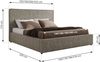 CORIVO CLASSIC Polsterbett mit Bettkasten & Stauraum, Doppelbett, inkl. Lattenrost, Metall-Hebeautomat mit Gasdruckfedern, mit Foam Matratze - Grau Strukture - MIRO LUX Bild 4