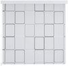 vidaXL Duschrollo 160x240 cm Quadratmuster 142851 Bild 3