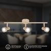 Briloner Leuchten LED Deckenspots TAPP, ohne Leuchtmittel, 47,5x12,5 cm, Wohnzimmer, Schlafzimmer, Flur, Büro Bild 3