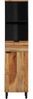 vidaXL Badezimmerschrank Braun 38 x 33 x 160 cm Massivholz Mango 4017778 Bild 4
