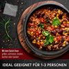 Gusseisen Set 10-teilig in Holzbox – Dutch Oven 4,5 l, Pfanne Ø 26 cm, Grillplatte, Zubehör & Rezeptbuch, ideal für Grill & Outdoor Bild 4