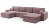 AX LIVING Sofa U Form mit Schlaffunktion – Cedria U 389 cm Lavendel Bild 2