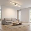 LED Deckenleuchte, chrom, Kristalle, beweglich, L 50 cm Bild 3