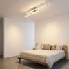 LED Deckenleuchte, chrom, Kristalle, beweglich, L 50 cm Bild 2