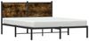 vidaXL Metallbett ohne Matratze Räuchereiche 137x190 cm 4007666 Bild 4