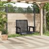 vidaXL Garten-Hängestuhl mit Metallketten Schwarz Massivholz Tanne 4008980 Bild 3