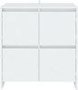 vidaXL Sideboards 2 Stk. Weiß 70x41x75 cm Holzwerkstoff 3098089 Bild 3