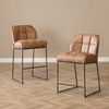 Bronx71 Barhocker Microfaser Abel cognac 70 cm Bild 2