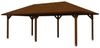 SKANHOLZ Pavillon, Zeltdach, viereckig, BxT: 439x786 cm nussbaum Gartenpavillon Bild 1
