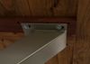 Baumtisch Akazie 200x100x77 Akazie natur lackiert / X-Beine silber matt FREEFORM 5 Bild 4