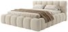 yourhouse24 Polsterbett Boston Slim Bouclé kompaktes Wolkenbett mit Bettkasten, Bubble-Optik & Japandi Bild 3