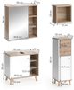 Badmöbel-Set Senyo Weiß 4 Teile Vicco Bild 3