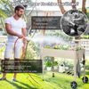 Metall Hochbeet mit Ablage & 2 Rollen & Haken & Griff Erhöhtes Gartenbeet Pflanzkasten Weiß Bild 5
