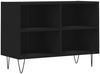 vidaXL TV-Schrank Schwarz 69,5x30x50 cm Holzwerkstoff 826965 Bild 2