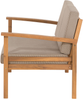 Lounge Set mit Tisch MANILA Zertifiziertes Akazienholz Heller Holzfarbton Bild 5