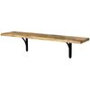 Wandregal Devi 150x22 aus Mangoholz Bild 2