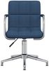 vidaXL Bürostuhl Drehbar Blau Stoff [334733] Bild 3