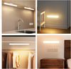 ZMH LED Wandleuchte Innen Dimmbar Unterbauleuchte 24CM Nachtlicht Akku Kabellos Flur, Vielseitig Einsetzbar, LED fest integriert, 3000-6500K, Mit Bewegungsmelder Unterschrank Beleuchtung für Spiegel Bild 3