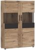 Wohnwand >Grano< (4-teilig) in Eiche Viking Dekor - 317x195x41cm (BxHxT) Bild 3