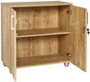 Schreibtisch Set 2 GELA, Saphir Eiche Dekor, rechts gewinkelt, inkl. Schreibtisch, Beistellcontainer 3 Schübe, Aktenschrank Bild 5