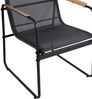 Outdoorstuhl Gartenstuhl Lounge Sessel Armlehne in Holzoptik Textilen Bild 3