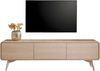Home affaire Lowboard Torsby, moderner TV-Schrank, Kommode in Eiche Natur, TV-Unterschrank, abgerundete Ecken, ausreichend Stauraum, vielseitig einsetzbar Bild 4