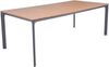 Gartentisch KUNO - Kunststoff, Braun, 208x100x74cm | Terrassentisch Wetterfest Outdoor Tisch Bild 2