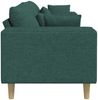 vidaXL Stoffsofa mit Kissen, 208 cm, Stoff, Grün Bild 5