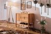 Kommode Schrank SAGA Buche massiv 97x84x46 cm Bild 2