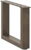 vidaXL Couchtischbeine U-Form 2 Stk. Naturstahl 40x(30-31) cm Stahl 4013135 Bild 4