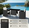 tectake Sitzgruppe Rattan Sitzgruppe, (Set, 3-tlg), für 2 Personen Bild 2