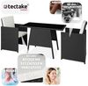 tectake Sitzgruppe Rattan Sitzgruppe, (Set, 3-tlg), für 2 Personen Bild 3