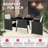 tectake Sitzgruppe Rattan Sitzgruppe, (Set, 3-tlg), für 2 Personen Bild 4