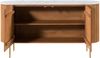 Sideboard Mango 145x40x76 natur lackiert / Marmor weiß BARCELONA #503 Bild 2
