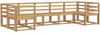 vidaXL Outdoor-Sofagarnitur 7 pcs Weiß Massivholz Akazie 3388138 Bild 2