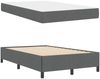vidaXL Boxspringbett Dunkelgrau 120 x 190 cm Stoff 3398844 Bild 4