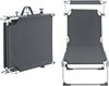 Sonnenliege Legorreta Aluminium 189x57x28 cm Dunkelgrau [en. casa] Bild 3