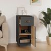 Sideboard, Kommode Grau 34x40x75 cm Massivholz Kiefer j1468p Bild 3
