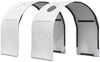 vidaXL Bettunnel 2 pcs Weiß 211 x 52,5 x 2 cm Polyester 893708 Bild 4