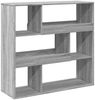 vidaXL Bücherregal/Raumteiler Grau Sonoma 100x33x94,5 cm 854441 Bild 2