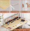 Devoko Hohenverstellbarer Schreibtisch Holzwerkstoff Beige 110 x 60 x 73-118 cm Bild 5